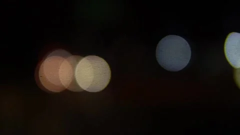 Bokeh Night Lamp Video stock 210611516