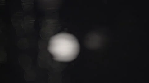 Bokeh - Night lights - reflected in water Stock Footage 50900059