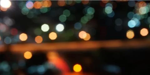 The bokeh on the night Stock Photos