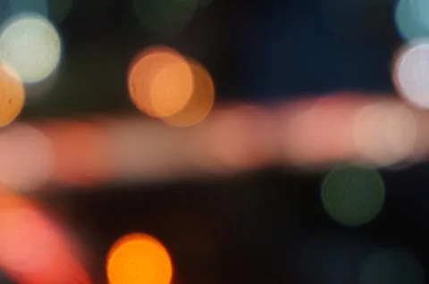 Bokeh on the night Stock Photos