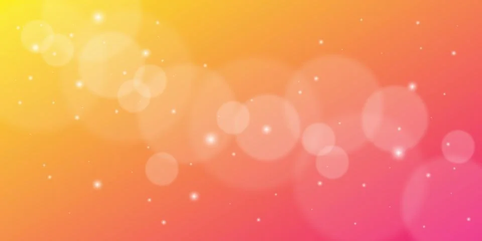 Bokeh or Blurred background with dot elements. This modern minimalist-themed bac Stock Illustration