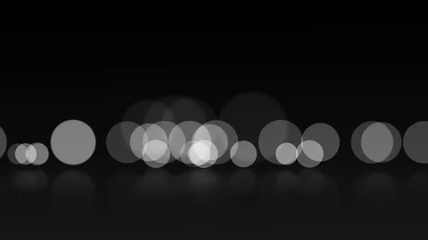 Bokeh or defocus particles and reflection. abstract motion background. Stock Footage 79219149
