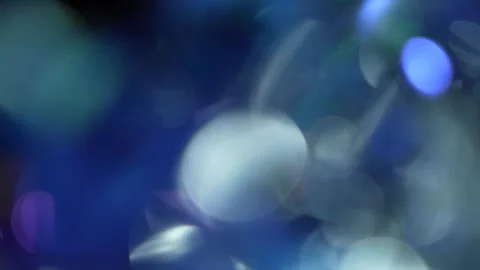 Bokeh is out of focus and moving to the right. Stock Footage 315320431