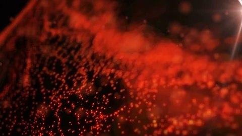 Bokeh particle background. Stock Footage 85945188