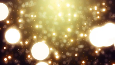 Bokeh Particle Glow Loop Stock Footage 204709944