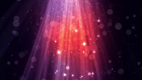 Bokeh Particle Rays Red Stock Footage 73801149