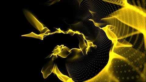 Bokeh particles 4k abstract background Stock Illustration