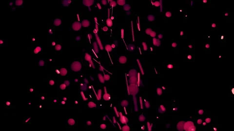 Bokeh particles background and a spark f... | Stock Video | Pond5
