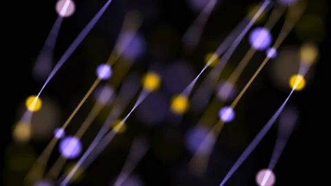Bokeh particles background, bokeh blur particles background, Stock Footage 164145649
