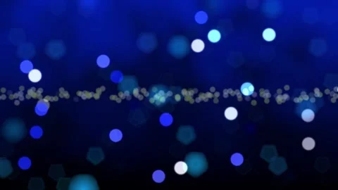 Bokeh particles blue Stock Footage 291962220