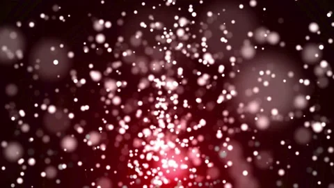 Bokeh particles floating motion background, red particles floating motion Stock Footage 164145723