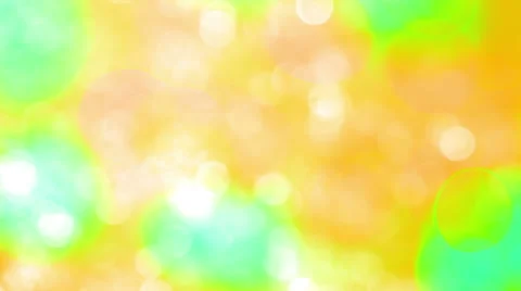 Bokeh Particles on a Yellow Background Stock Footage 44240291