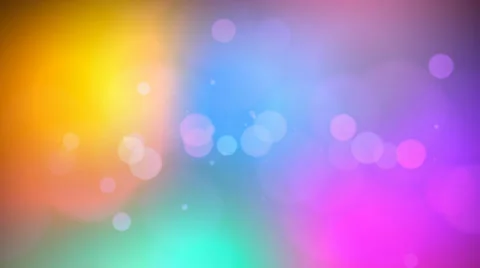 Bokeh rainbow background Stock Footage