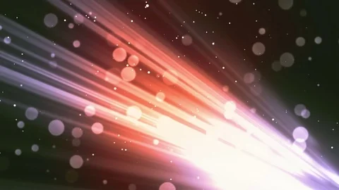 Bokeh Rays Glitters Red Stock Footage 73801155