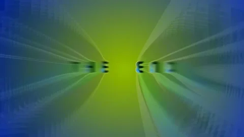 Bokeh rays with title the end green screen Video stock 259602490