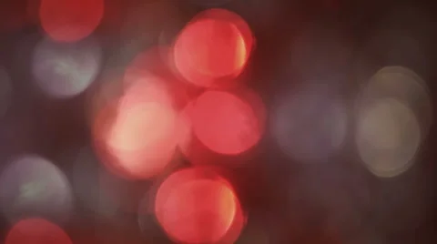Bokeh Red 2 Stock Footage 41539775