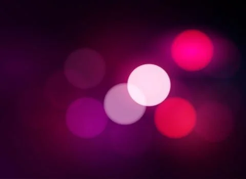 Bokeh red background - blurred abstract background with circle lights, vector Stock Illustration