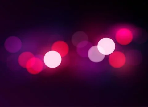 Bokeh red background - blurred abstract background with circle lights, vector Stock Illustration