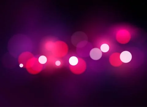 Bokeh red background - blurred abstract background with circle lights, vector Stock Illustration