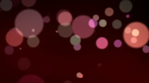 Bokeh Red Cirlces 스톡 동영상 18195587