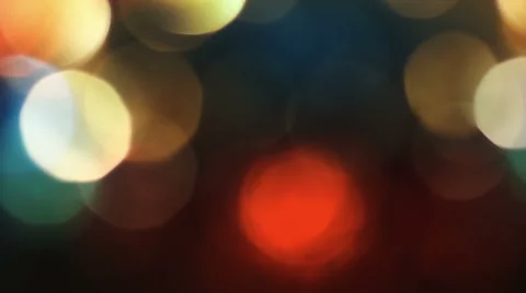 Bokeh Red Orange 6 Stock Footage 41539601
