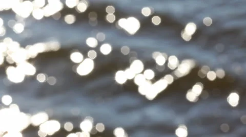 Bokeh on the river Stock Footage 32098926