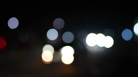 Bokeh road vechicles light background effect Stock Footage 293519655