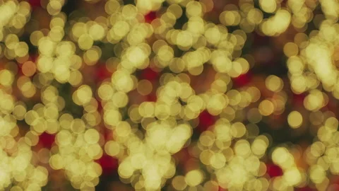 Bokeh Seamless Background Animation on Black, Abstract Gold light bokeh backg Stock Footage 146052244