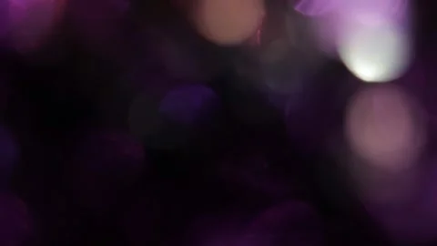 Bokeh section of moving prism of light in the dark Stockbeeldmateriaal 318072075