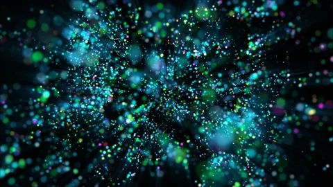 Bokeh shiny particles Stock Footage 279497355