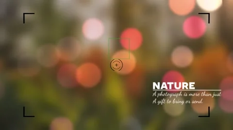 Bokeh shoot 库存 After Effects