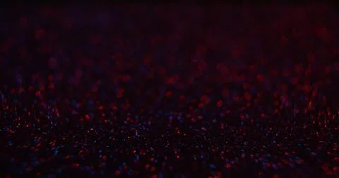 Bokeh sparkles background showcase scene neon red Stock Illustration
