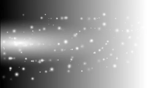 Bokeh, sparkles, shimmer on transparent background, festive shiny background Stock Illustration