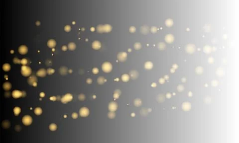 Bokeh, sparkles, shimmer on transparent background, festive shiny background Stock Illustration
