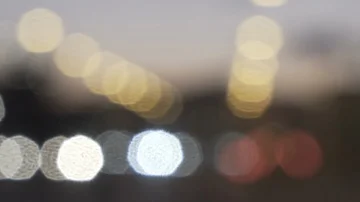 Bokeh in sunset Video stock 85539400