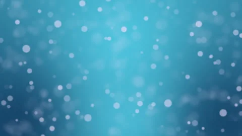Bokeh teal background with glowing particles Stock Footage 260424383