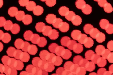 Bokeh texture blurred background red lights, back blurred background Stock Photos