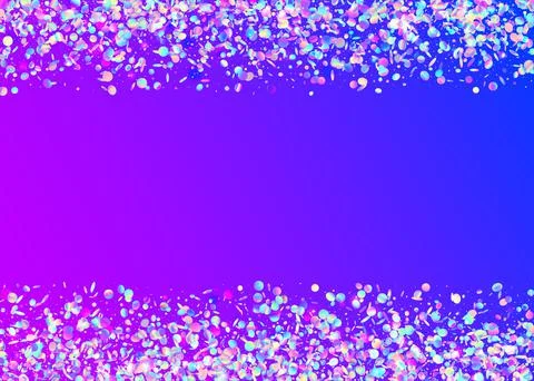 Bokeh Texture. Violet Blur Confetti. Party Flyer. Glitch Backgro Stock-Illustration