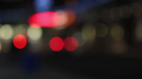 Bokeh traffic focus change Stock-Footage 51034804