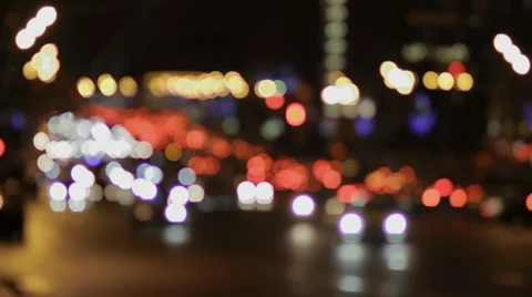 Bokeh traffic lights 動画素材 33837142