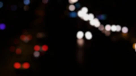 Bokeh of Traffic Lights Stock-Footage 85223921