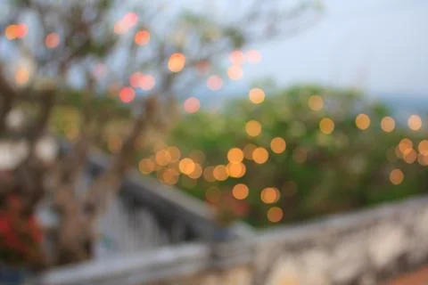 Bokeh in the tree Stock Photos