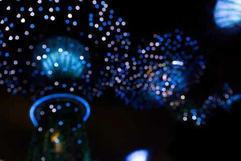 Bokeh of tree Stock Photos