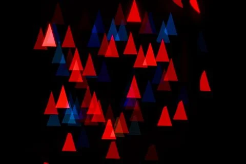 Bokeh triangle Stock Photos