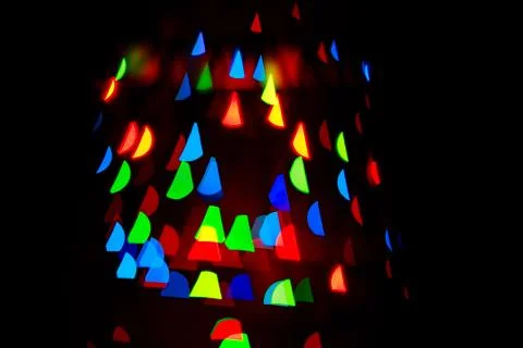 Bokeh triangle Stock Photos