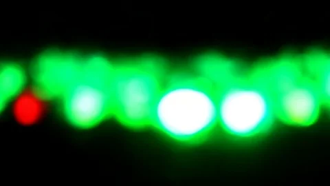 Bokeh video, the effect of lights in the water Stock Footage 114699660