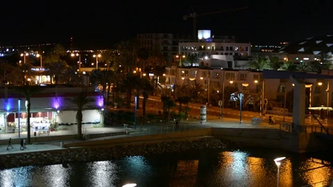 Bokeh view of city night view Видео 106349675