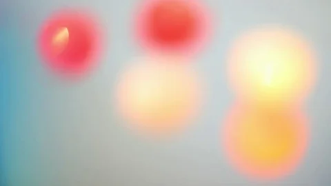Bokeh of warm lights studio shot Stock Footage 79975060