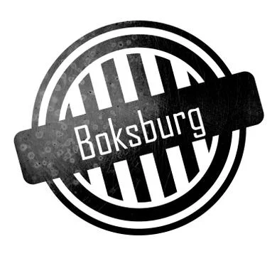 Boksburg - Button, stamp Иллюстрация