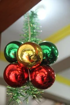 Bola natal Stockfoto's